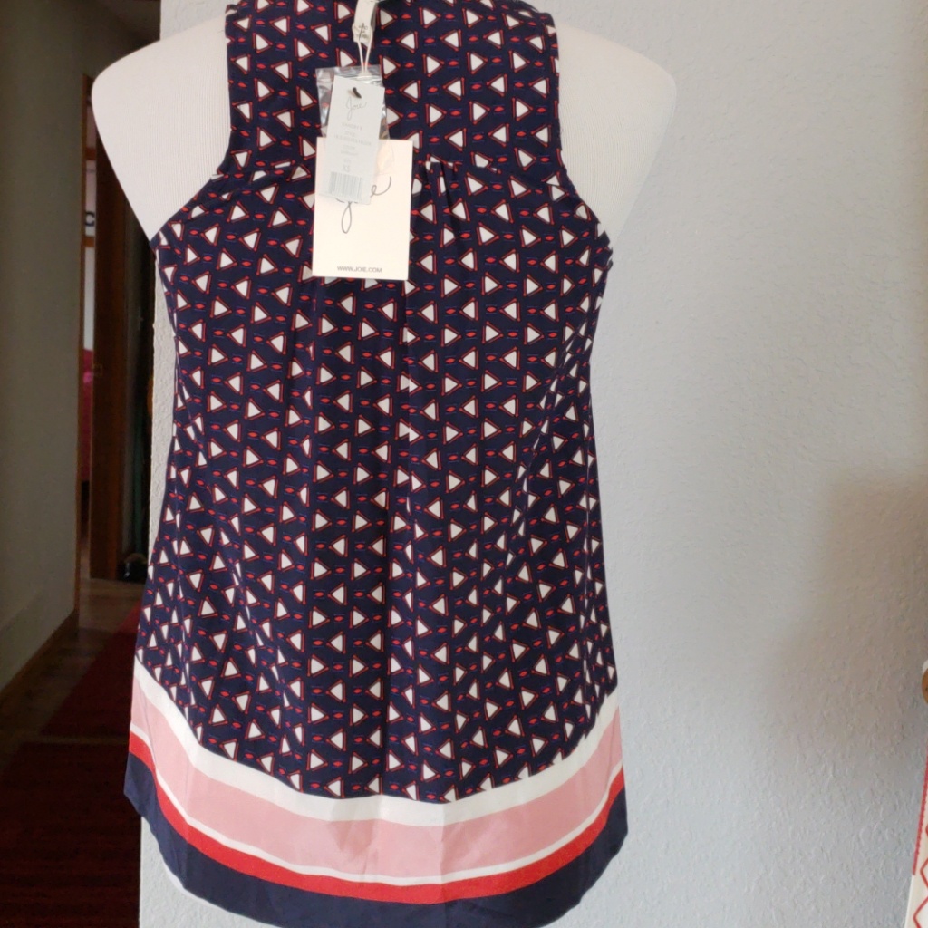 New Joie Silk Blouse Sz Xs